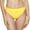 Yellow, variant on Women's Cheeky Bikini Bottoms Low Rise High Cut Swim Bottom(Black,M)