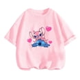 thumbnail image 4 of Ropa de moda para niños, camiseta de verano con puntadas bonitas, camisetas de dibujos animados para bebés y niñas, mono informal de manga corta, 4 of 5