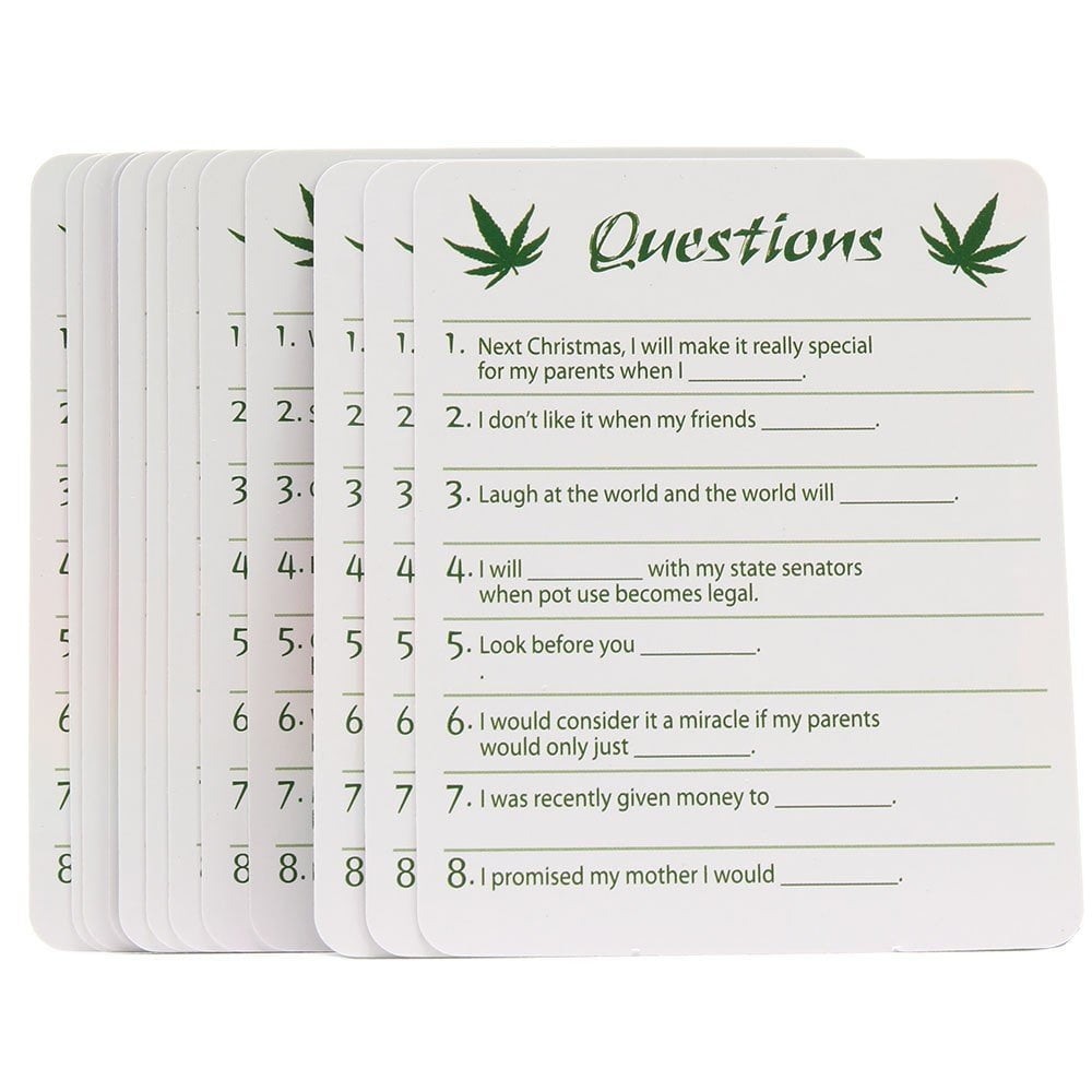 Potheads Against Sanity Card Game Adult Party Group Cards Game 420 Humanity 