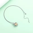 thumbnail image 6 of Hollow Crystal Heart Urn Necklace for Human Ashes Pendant Heart Urn Memorial Cremation Jewelry for Ashes Ash Necklace for Women, 6 of 7