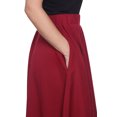 thumbnail image 3 of White Mark Jupe Midi Évasée Tasmin pour Femmes, 3 of 5