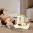thumbnail image 2 of Cats Feeder and Water Dispenser 2 in 1 Automatic Pet Waterer Detachable Food Bowls Set Pet Food Storage for Pet Easy Clean, 2 of 5