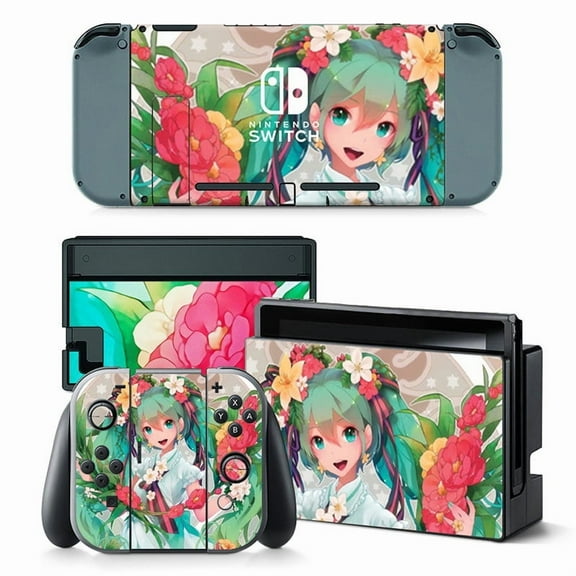 KIPLINK Nintendo Switch Skin Decal – Full Body Vinyl Cover, Anti-Scratch, Bubble-Free Installation, Cartoon & Anime Designs