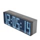 thumbnail image 4 of Reloj de escritorio de pared con despertador digital LED gigante de 6 dígitos (blanco, versión de 6 dígitos), 4 of 8