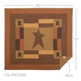 thumbnail image 3 of Primitive Quilt Stratton Applique Stars Patchwork Bedroom Decor TCC Brands, 3 of 10