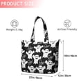 thumbnail image 4 of Black Halloween Ghosts with Boo Travel Tote Bags for Women Carry On,Large Weekender Bags for Women Travel,Multi Functional Duffle Bag for Work,Shopping,Sports, 4 of 5