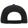 thumbnail image 3 of OTTO CAP 6 Panel Low Profile Baseball Cap, Black/Royal/White, 3 of 3