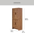 thumbnail image 5 of Better Homes & Gardens Mason Pantry Storage Cabinet, Brown Oak, 5 of 13