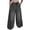Gray 03, variant on Karymi Women's Shorts Drawstring Waist Baggy Balloon Jeans, Wide Leg Jogger Denim Long Pants, Elastic Cuffed Hem Oversized Harem Trousers With Side Pockets Running Shorts for Women
