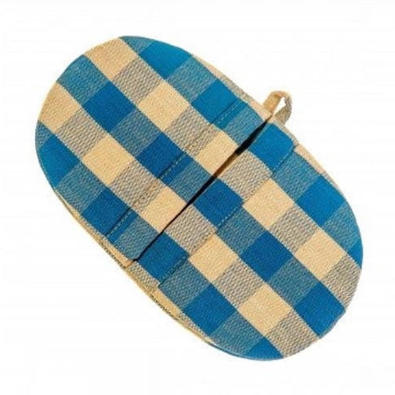 Mr. MJs Trading AG-39250S-2 Microwave Mittens, Navy Check - Set of 2