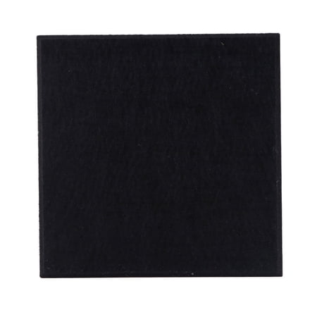 Sound Absorbing Noise Dampening Acoustic Self-adhesive Panel Wall Treatment 9" x 9" x 0.4", Black Square, 12-pack