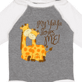 thumbnail image 4 of Inktastic My Yaya Loves Me Boys or Girls Long Sleeve Baby Bodysuit, 4 of 5