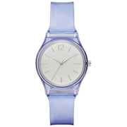 Time and Tru Women's Lavender Watch with Plastic Strap