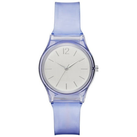 Time and Tru Women's Lavender Watch with Plastic Strap