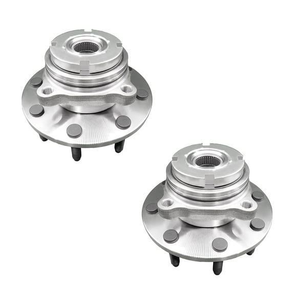 Pair of 2 Front Wheel Hub Bearing Assembly For 1999 Ford F-350 Super Duty 4WD