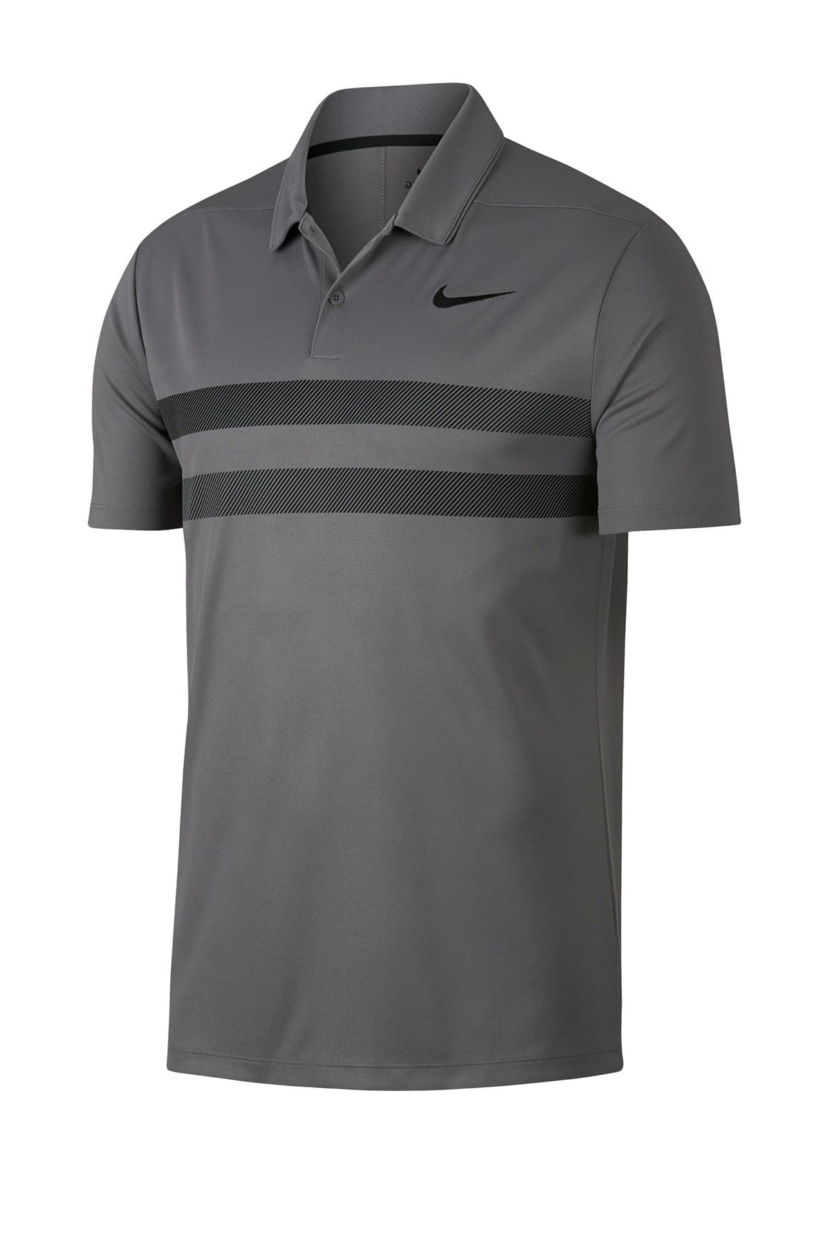 Nike Men's Striped Dri-Fit Golf Polo