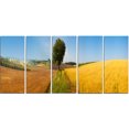 thumbnail image 2 of Tuscany Wheat Field Hill Panorama - Landscape Artwork Canvas, 2 of 3