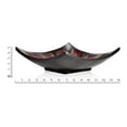 thumbnail image 3 of Simply Chic Hand Carved Square Dark Brown Wood 7inch Platter, 3 of 3