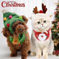 thumbnail image 2 of Dog Cat Hat Pets Clothes Bibs Puppy Cap Costume Accessories Navidad Xmas Home Decoration 2024 New Year Gift Bandana, 2 of 5