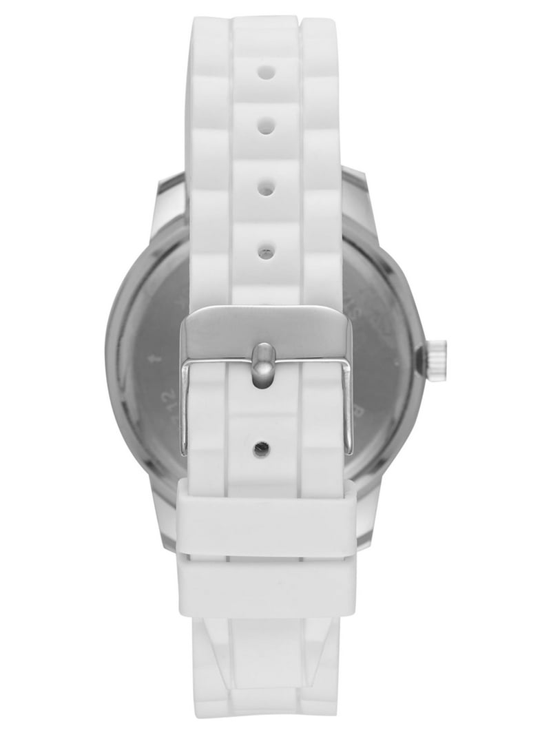 Women\'s White Analog Silicone Band Read Dial Stylish Comfortable Buckle Watch Amazon.com: Hourstar Women main image 4