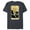 Navy Heather, variant on Tarot Arcana Moon Knight as the Moon Card - Short Sleeve Blended T-Shirt for Adults - Customized-Yellow