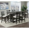 thumbnail image 2 of Steve Silver Napa Dusky Cedar Brown 7-piece Counter Height Dining Set, 2 of 13