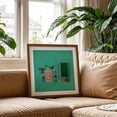 thumbnail image 3 of Dollhouse inventory / dark green - Photography Bar Vintage Unframed Wall Art Print 12 x 12 inches, 3 of 9