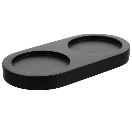 

Luxshiny Salt and Pepper Mill Tray Wooden Pepper Bottle Tray Peper Mill Holder Rest Wooden Coasters for Salt Pepper Accessories Black C43