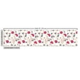 thumbnail image 3 of Ambesonne Floral Fabric by the Yard Upholstery, Calm Tones Wildflowers Art, 1 Yard, Dark Magenta Multicolor, 3 of 5