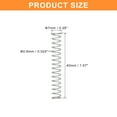 thumbnail image 2 of Uxcell 5Pcs Wire Diameter 0.024", OD 0.28", Free Length 1.57" 304 Stainless Steel Coil Mechanical Compressed Spring, 2 of 7