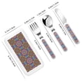 thumbnail image 2 of Fotbe Mandala for Stainless Steel Kids Silverware Set - Child and Toddler Safe Flatware - Children's Knife, Fork And Spoon Set - Metal Kids Cutlery Set, 2 of 8