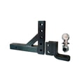 thumbnail image 1 of 10" Adjustable 4 Level Trailer Drop Hitch Ball Mount Tow For 2" Receiver With 50mm Ball RV Parts Camper Caravan Accessories ,Dependable Strength, 1 of 7