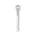 thumbnail image 3 of ANGARA Natural 0.57 Ct. Diamond Vintage Inspired Ring in 14K White Gold for Women (Ring Size: 12), 3 of 10