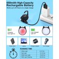 thumbnail image 4 of Two-pack rechargeable dog collar lights, clip-on for nighttime walks, waterproof LED collar with 4 modes, suitable for nighttime running, cycling, pet camping, and other activities., 4 of 8