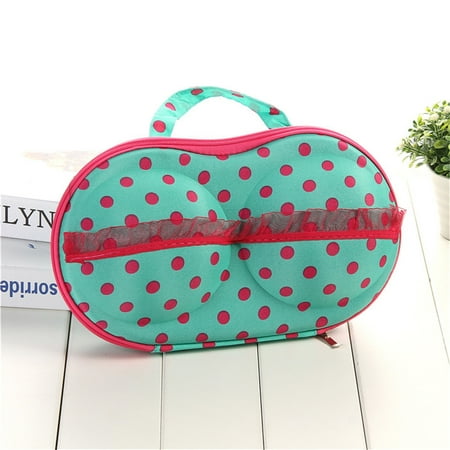 

Bra Box Travel Portable Storage Bag Cute Underwear Covered Bra Storage Box