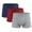 #08, variant on Busydd 3PC Mens Boxer Briefs Underwear Pack Solid Color Stretch Men's Boxer Briefs Comfortable Breathable Oversized Mens Underwear XL