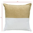 thumbnail image 3 of Mainstays 18" x 18" Two-Toned Golden Curry Polyester Cotton Square Decorative Throw Pillow, 3 of 6