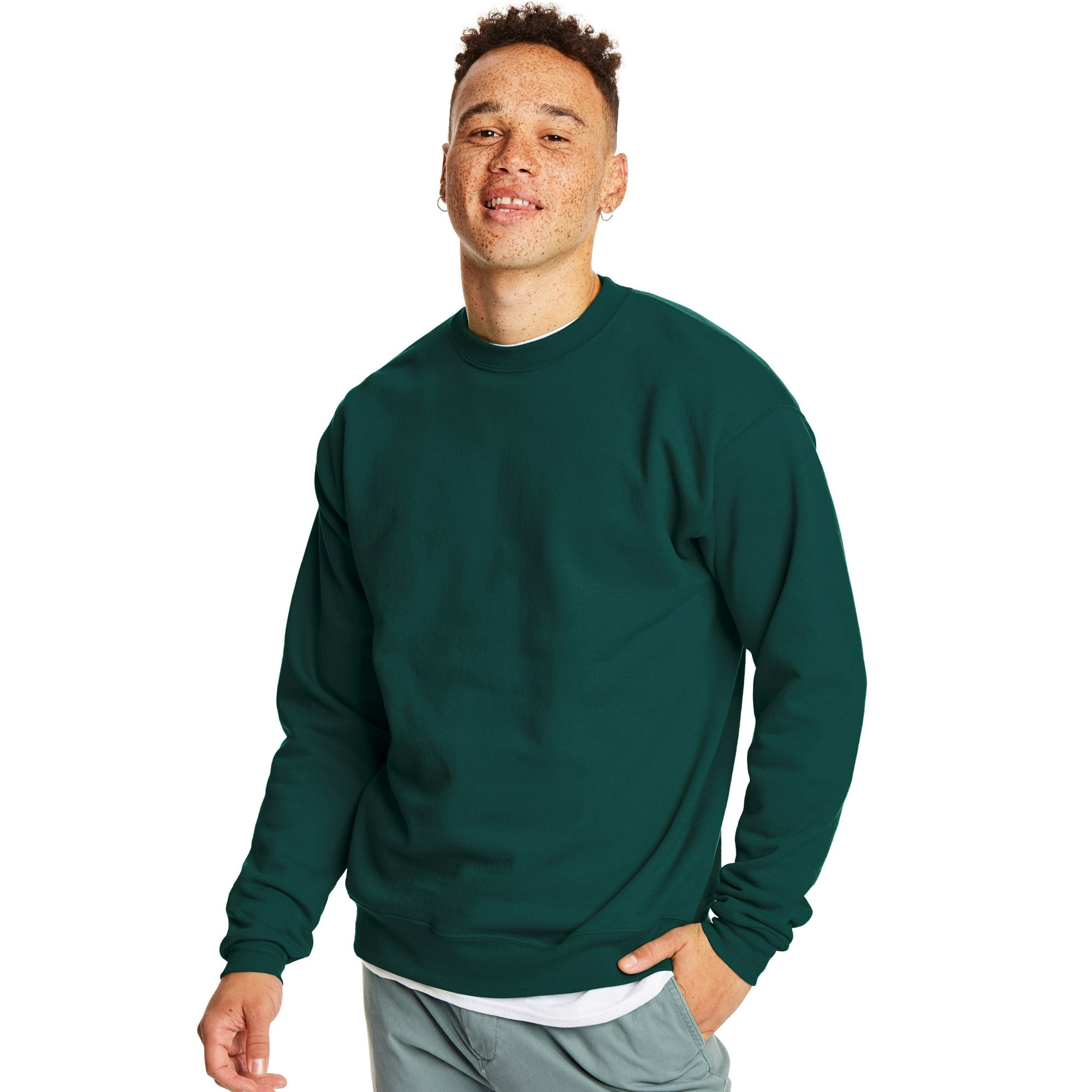 Hanes men's ecosmart fleece sweatshirt outlet