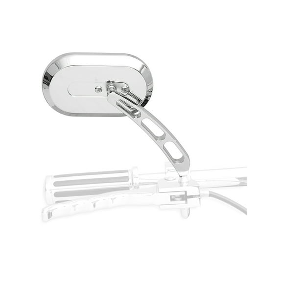 Drag Specialties Large Oval Mirror Right/Chrome (1901-6233)
