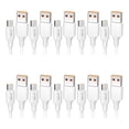 thumbnail image 1 of Paquete 10 Cable V8 Micro Usb Datos Carga Rápida 2.4a U-volt, 1 of 8