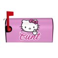 thumbnail image 1 of Cute Hello Kitty Cartoon Mailbox Cover Letter Box Cover Garden Home Decorations Standard Size- 25.5x21 in-Style 2, 1 of 8