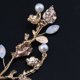 thumbnail image 5 of Perlas Rhinestone Side Hair Clip boda nupcial fiesta pelo joyería oro Sunnimix Boda nupcial pinza para el cabello, 5 of 8
