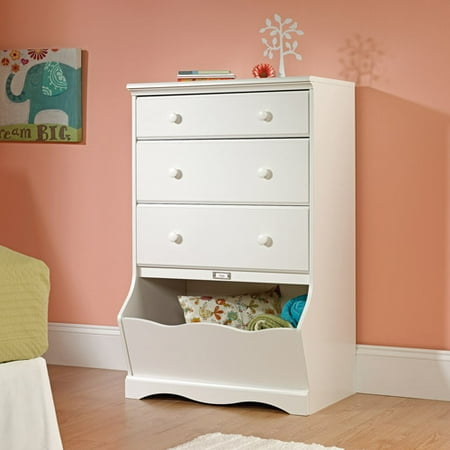 Sauder Pogo 3 Drawer Chest Soft White Walmart Com