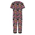 thumbnail image 5 of Tnhcen Women's Floral Print Sleepwear Cooling V-Neck Tee Capri Pants with Pockets Summer Women's Pajamas Set S-2XL, 5 of 5