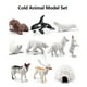 thumbnail image 1 of Juguetes de piscina, juguetes para bebés, juguetes para niños pequeños, 10 juegos de simulación pequeña de escena de simulación de invierno, modelo de decoración, modelos de animales de plástico, 1 of 9