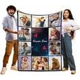 thumbnail image 3 of Personalized Blankets and Throws Photo Blanket Customized Using My Own Photos Customized Blanket Collage Blanket Customized A Blankets, 3 of 5