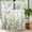 01green-2, variant on Small Stall Wildflower Farmhouse Half Shower Curtain Inch Narrow Single Botanical Flower Floral Herbs Bathroom Windows Balconies Fabric Polyester Waterproof 12 Plastic Hooks
