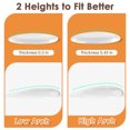 thumbnail image 3 of Skyfoot Arch Support Inserts, for Flat Feet, Plantar Fasciitis, Foot Pain Relief, 2 Pairs, Clear, 3 of 6