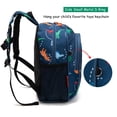 thumbnail image 4 of Mochila infantil JinBeryl Dinosaur azul marino para niños de más de 2 años, 4 of 7