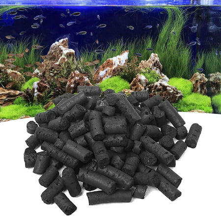 Tuscom 100g Activated Carbon Charcoal Aquarium Filter Charcoal Media for Aquarium Fish Tank Koi Reef Filter Purify Water (Best Media For Reef Tank)